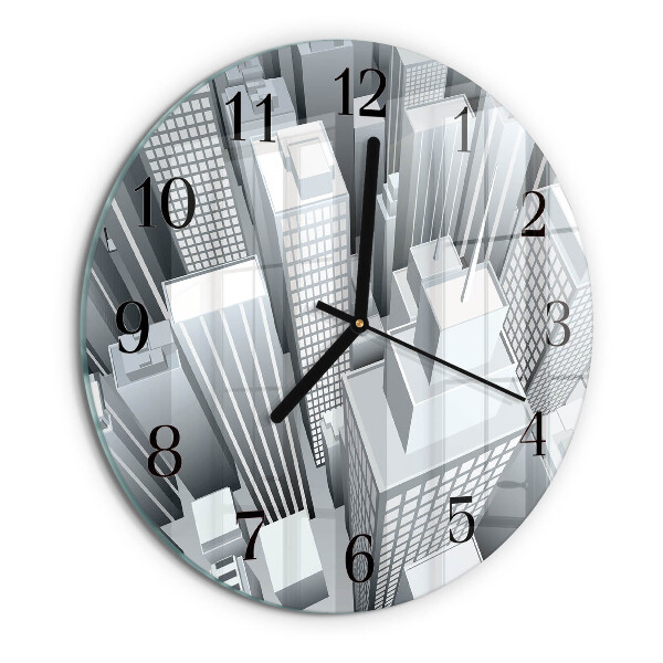 Wanduhr rund Gebäude