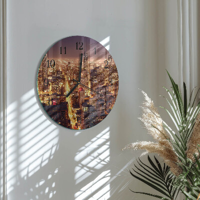 Wanduhr rund Horizont