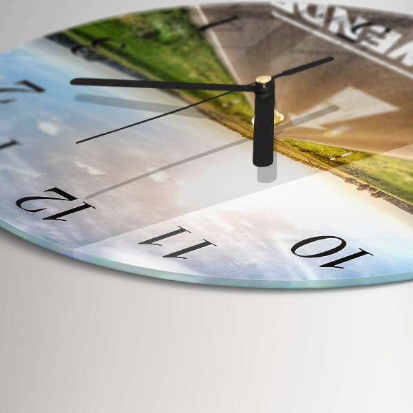 Wanduhr rund Pfadfeld
