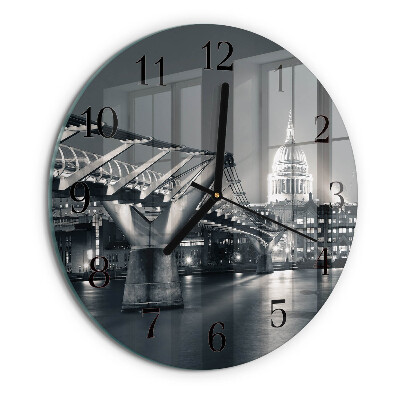 Wanduhr rund Horizont