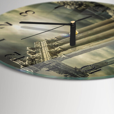 Wanduhr rund Akropolis