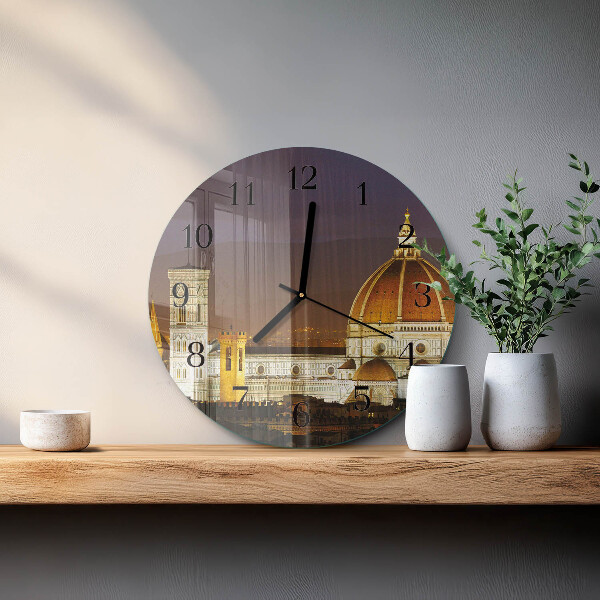 Wanduhr rund Basilika