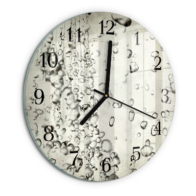Wanduhr rund Tropfen