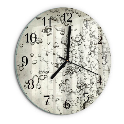 Wanduhr rund Tropfen