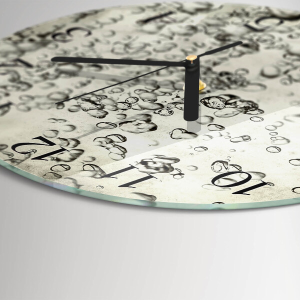 Wanduhr rund Tropfen