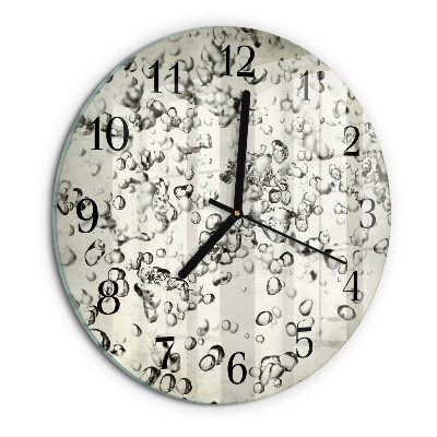 Wanduhr rund Tropfen