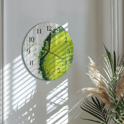 Wanduhr rund Kalziumkarbonat
