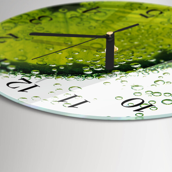 Wanduhr rund Kalziumkarbonat