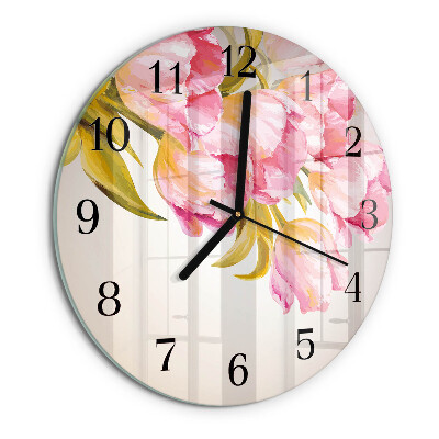Wanduhr rund Aquarelle