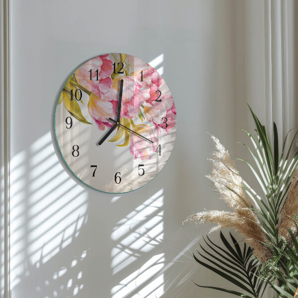 Wanduhr rund Aquarelle