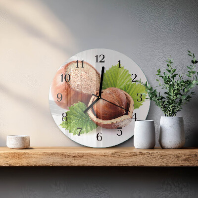 Wanduhr rund Sandsteine