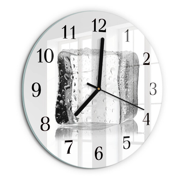 Wanduhr rund Eis