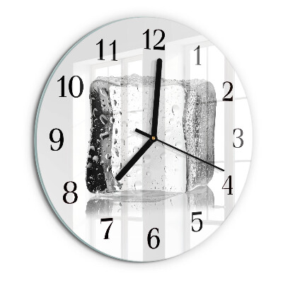 Wanduhr rund Eis