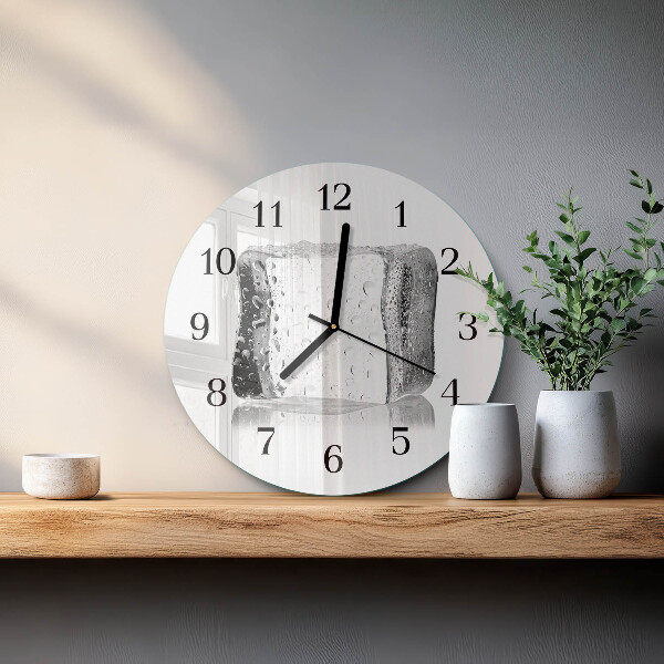 Wanduhr rund Eis