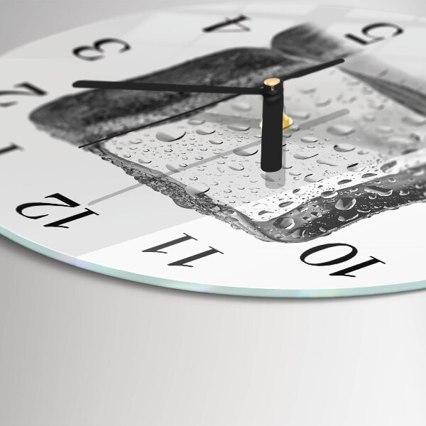 Wanduhr rund Eis