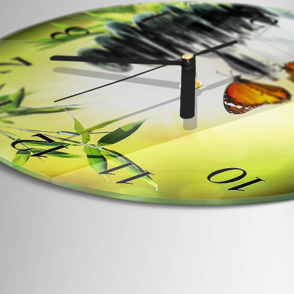 Wanduhr rund Natur