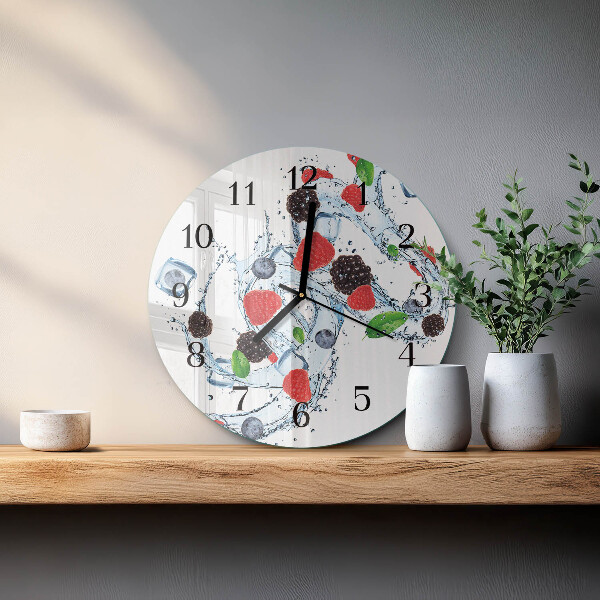 Wanduhr rund Fruchteiscreme