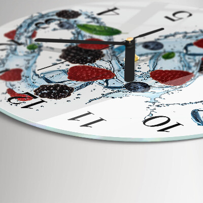 Wanduhr rund Fruchteiscreme