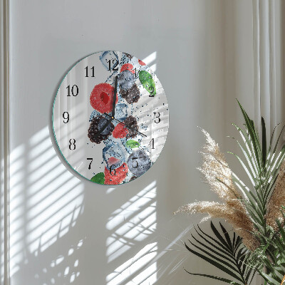 Wanduhr rund Fruchteiscreme