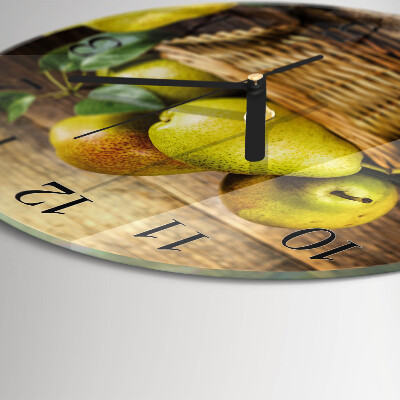 Wanduhr rund Birnen