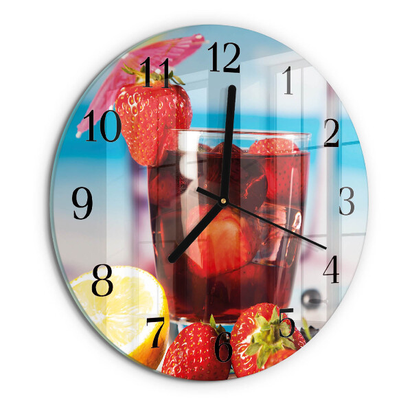 Wanduhr rund Trinken