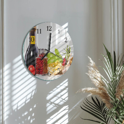 Wanduhr rund Pasta
