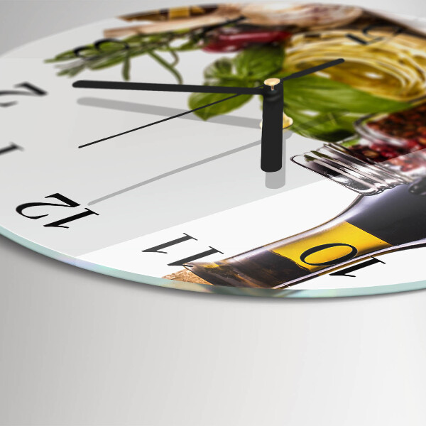 Wanduhr rund Pasta