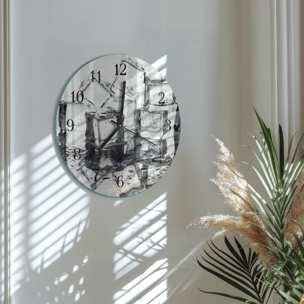 Wanduhr rund Eis