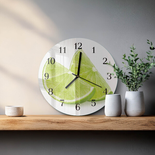 Wanduhr rund Kalziumkarbonat