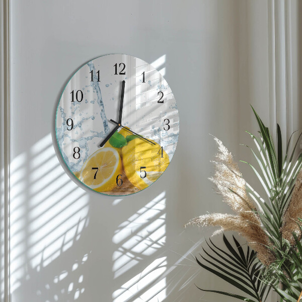 Wanduhr rund Zitronensäure