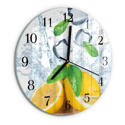 Wanduhr rund Zitronensäure