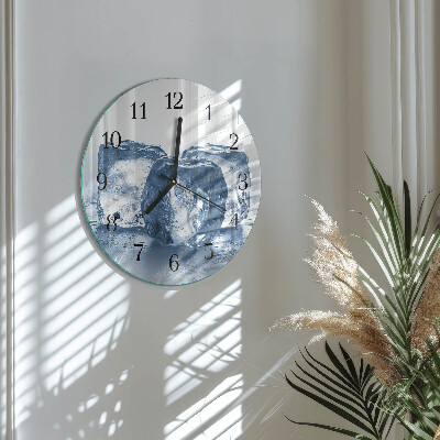 Wanduhr rund Eis
