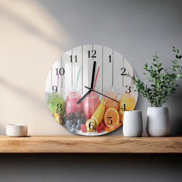 Wanduhr rund Smoothie