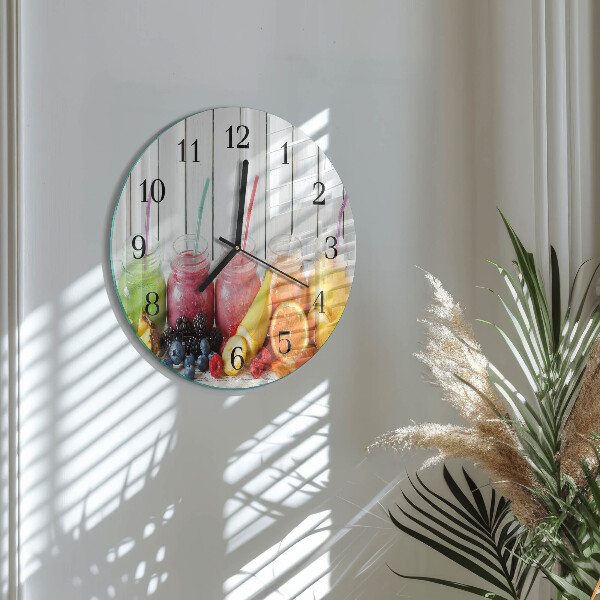 Wanduhr rund Smoothie
