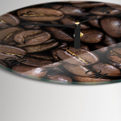 Wanduhr rund Kaffee