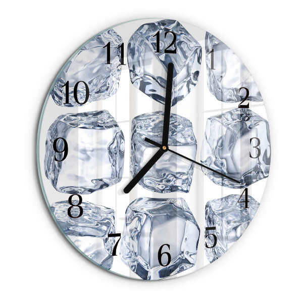 Wanduhr rund Eis