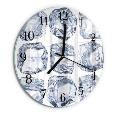 Wanduhr rund Eis