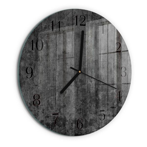 Wanduhr rund Holz