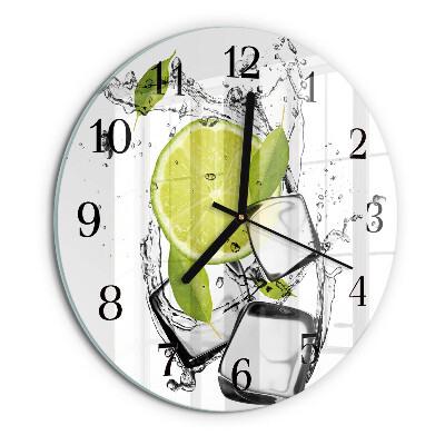 Wanduhr rund Kalziumkarbonat