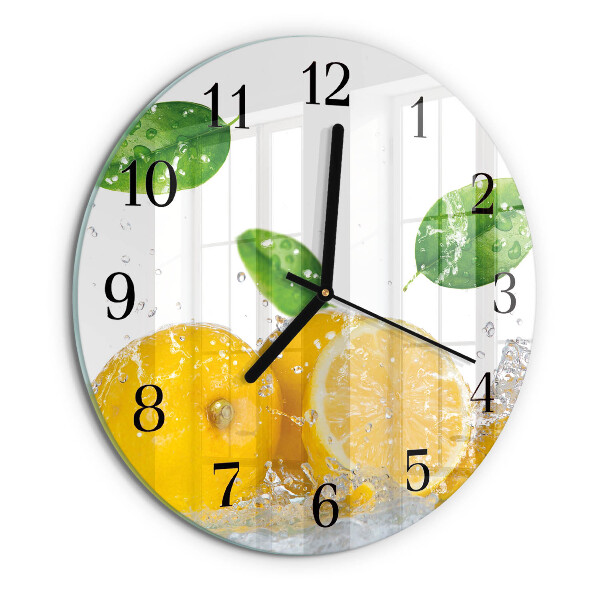 Wanduhr rund Zitronensäure