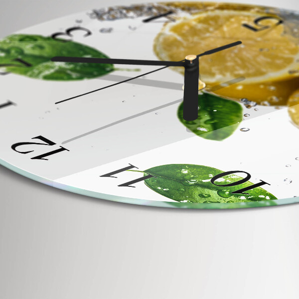 Wanduhr rund Zitronensäure