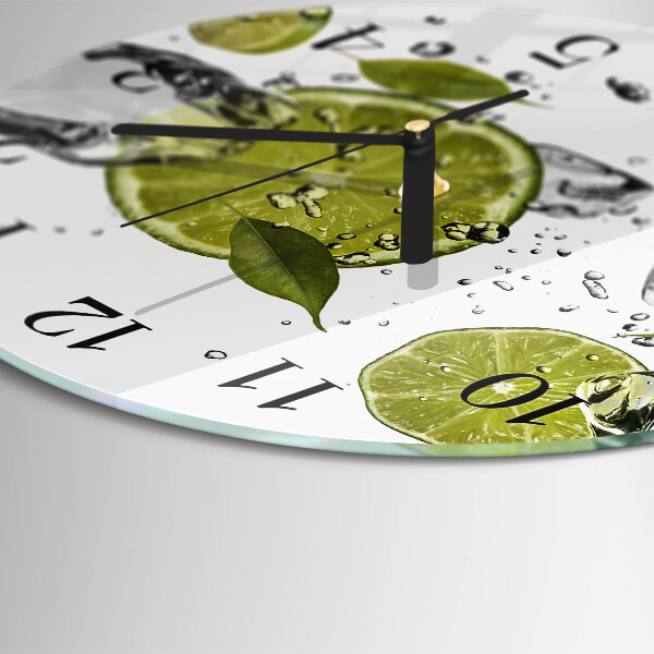 Wanduhr rund Kalziumkarbonat