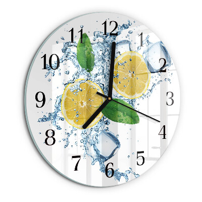 Wanduhr rund Zitronensäure
