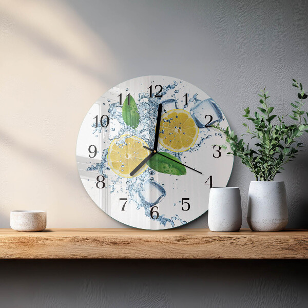 Wanduhr rund Zitronensäure
