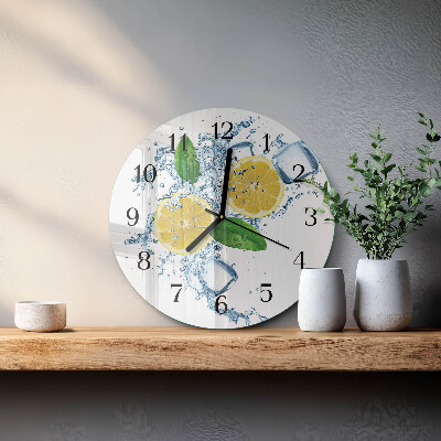 Wanduhr rund Zitronensäure
