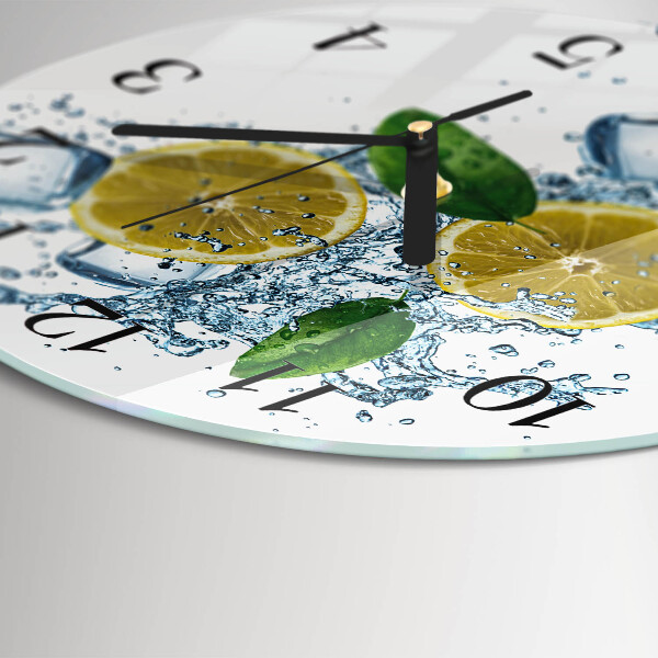 Wanduhr rund Zitronensäure