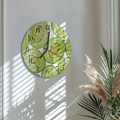 Wanduhr rund Kiwi
