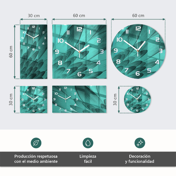 Wanduhr rund Weinglas