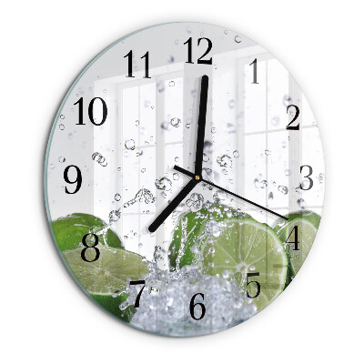 Wanduhr rund Kalziumkarbonat