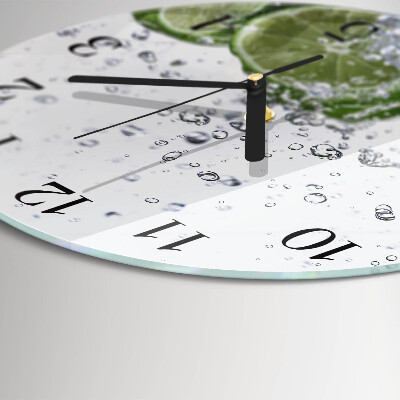 Wanduhr rund Kalziumkarbonat